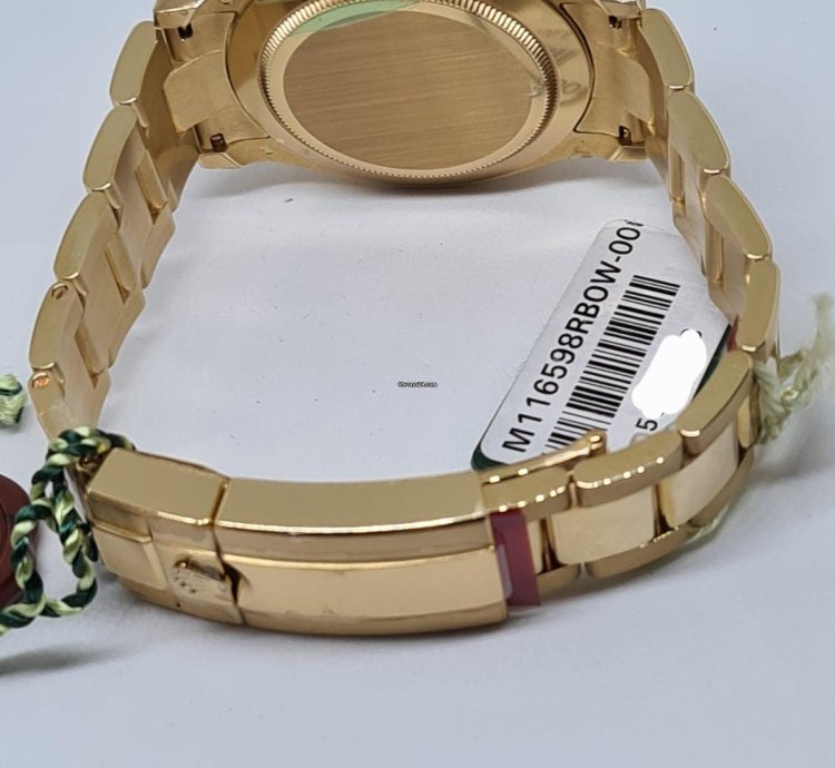 Rolex Daytona Rainbow 116598 Super Rare 100 Nos Full Set Full Stickers