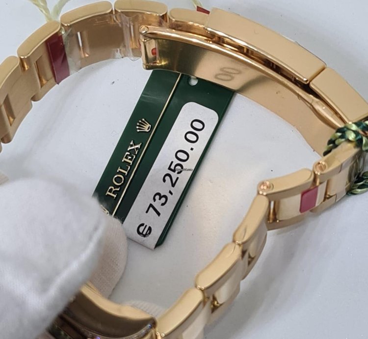 Rolex Daytona Rainbow 116598 Super Rare 100 Nos Full Set Full Stickers