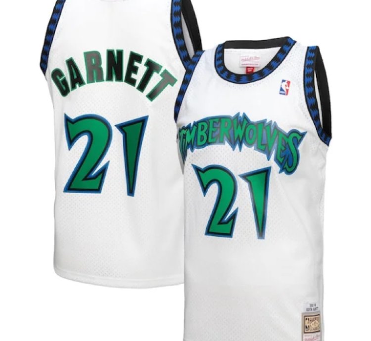 Kevin Garnett Minnesota Timberwolves 1997-98 Hardwood Classics Reload 30 Swingman Jersey - White