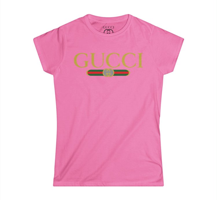 Gucci Gg Logo Women Pink T-shirt - Size Usa