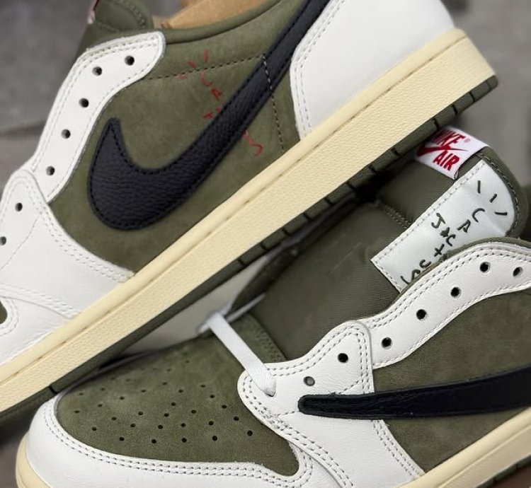 Jordan 1 Retro Low Og Sp Travis Scott Medium Olive