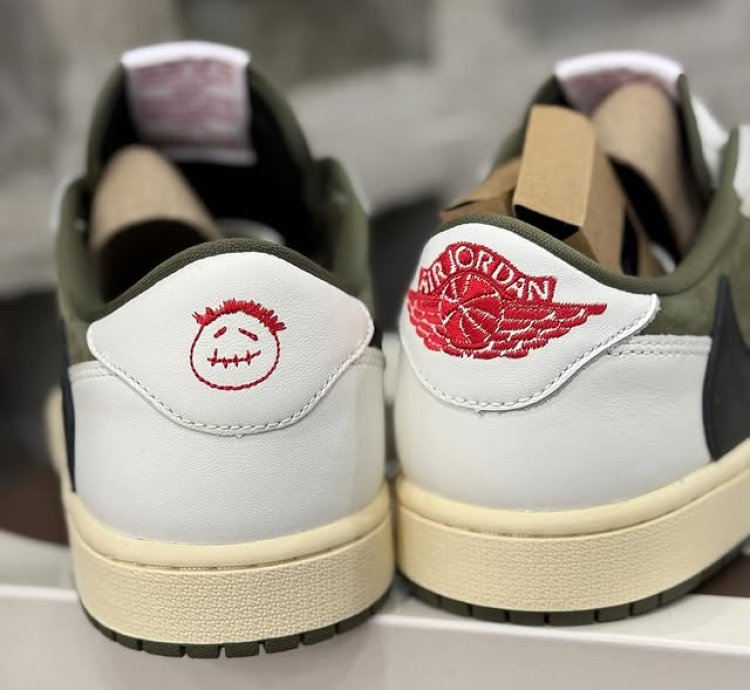 Jordan 1 Retro Low Og Sp Travis Scott Medium Olive