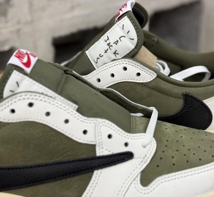 Jordan 1 Retro Low Og Sp Travis Scott Medium Olive