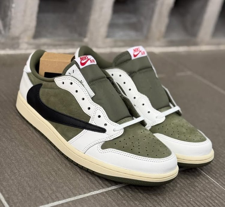 Jordan 1 Retro Low Og Sp Travis Scott Medium Olive
