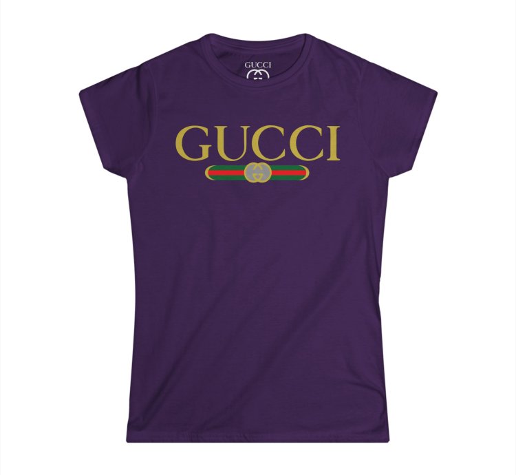 Gucci Gg Logo Women Purple T-shirt - Size Usa