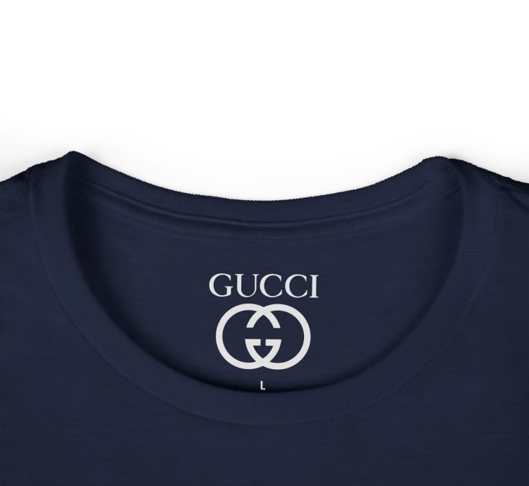 Gucci Gg Logo Women Navy T-shirt - Size Usa