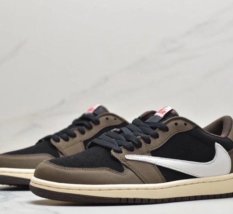 Jordan 1 Retro Low Og Sp Travis Scott Mocha