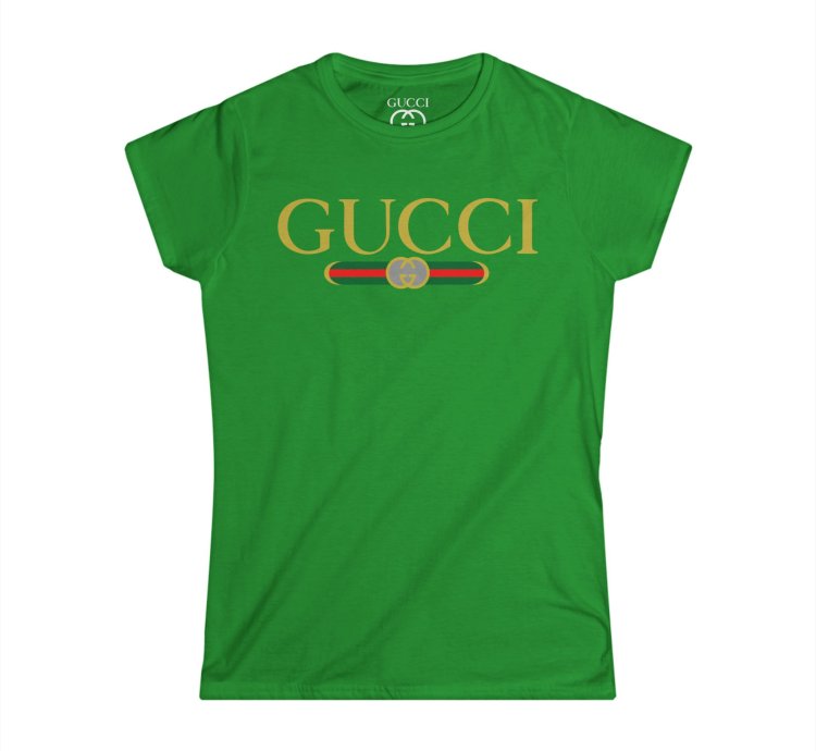 Gucci Gg Logo Women Green T-shirt - Size Usa