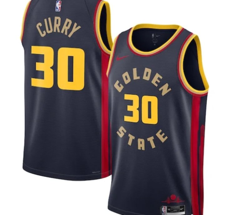 Stephen Curry Golden State Warriors Nike Unisex 202425 Swingman Player Jersey - City Edition - Navy