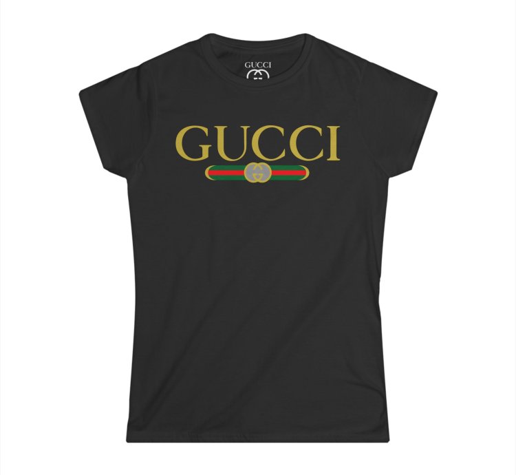 Gucci Gg Logo Women Black T-shirt - Size Usa