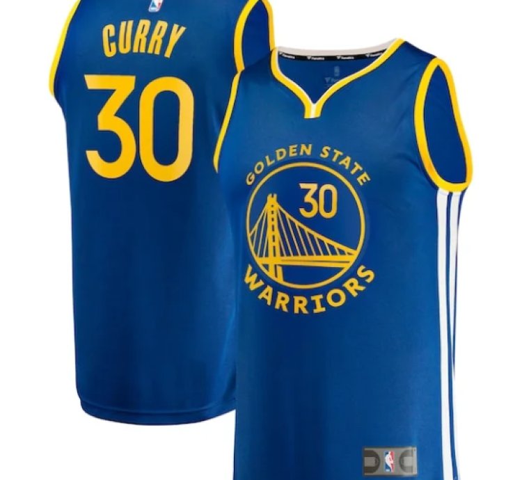 Stephen Curry Golden State Warriors Fast Break Jersey - Icon Edition - Royal