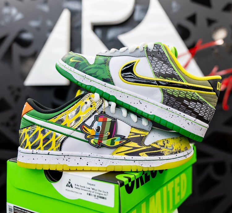 Nike Dunk Low What The Duck Away University Of Oregon Pe