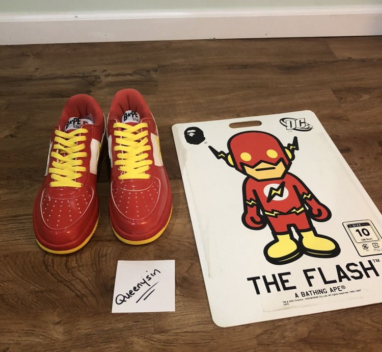 Bape Dc Comic Flash