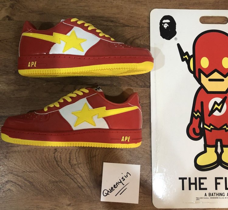 Bape Dc Comic Flash