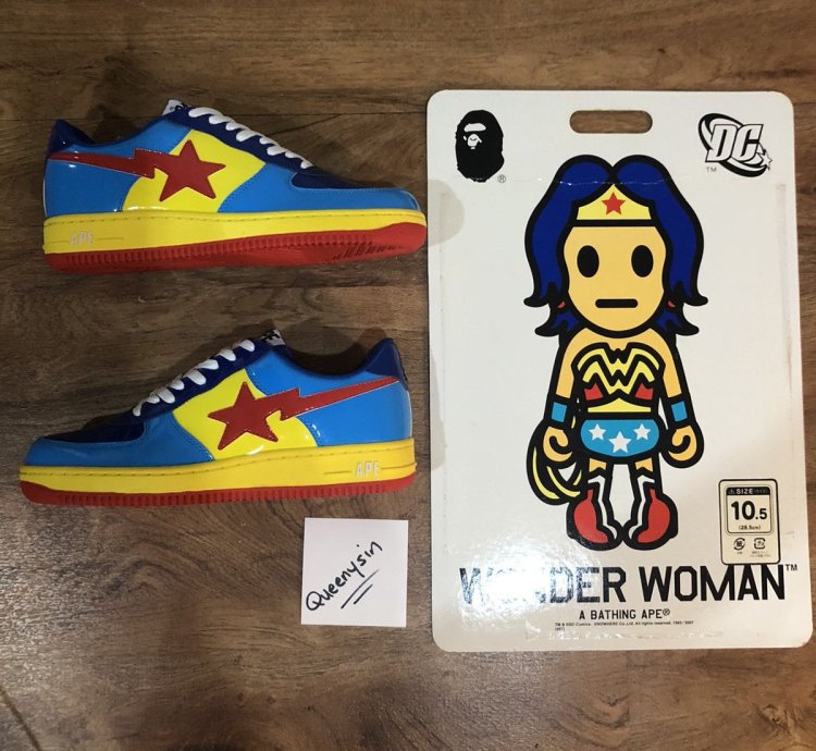 Bape Dc Comic Wonder Woman