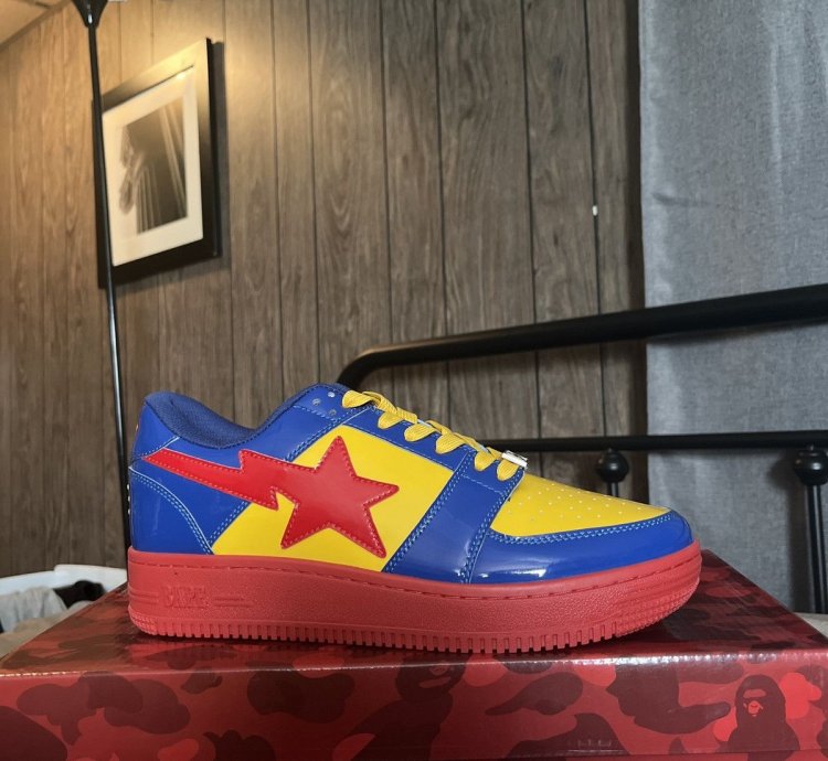Bape Dc Comics Superman Bapesta Low M1