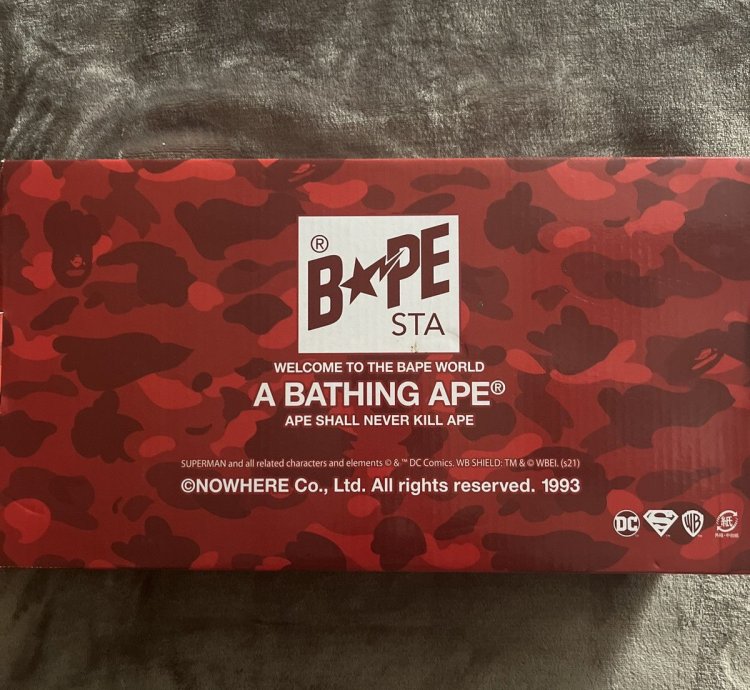 Bape Dc Comics Superman Bapesta Low M1