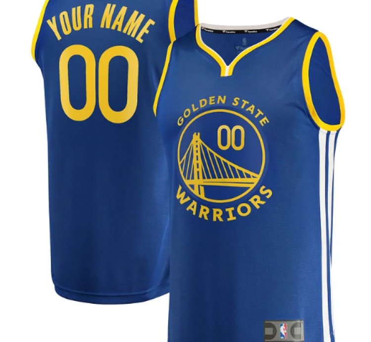 Golden State Warriors Fast Break Custom Jersey - Association Editionroyal