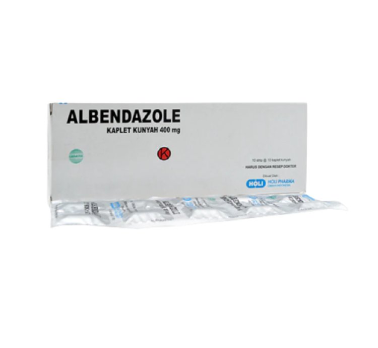 Albendazole 400 Mg For Parasitic Worm Infections