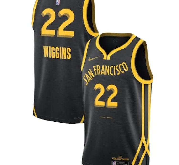 Andrew Wiggins Golden State Warriors Nike Unisex 202324 Swingman Jersey - Black - City Edition