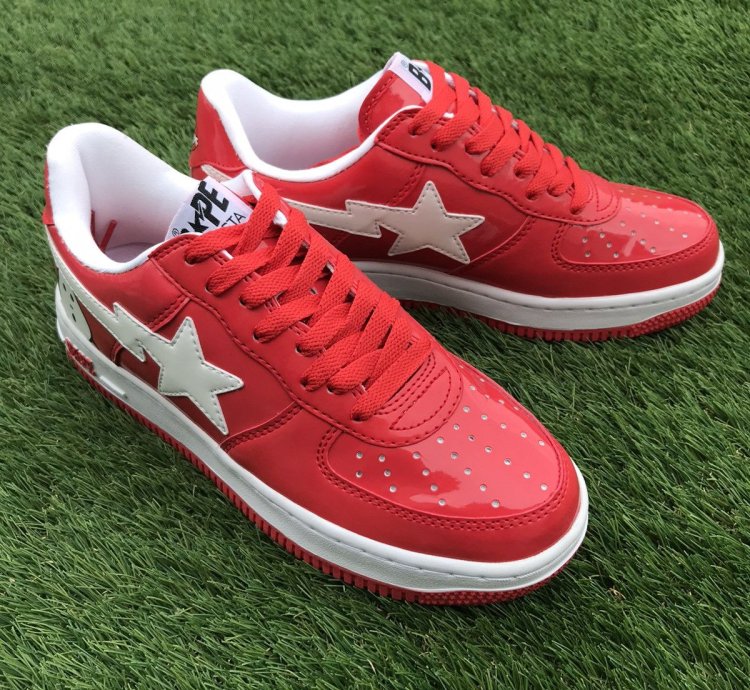 Bape Gostbusters Red Patent Leather