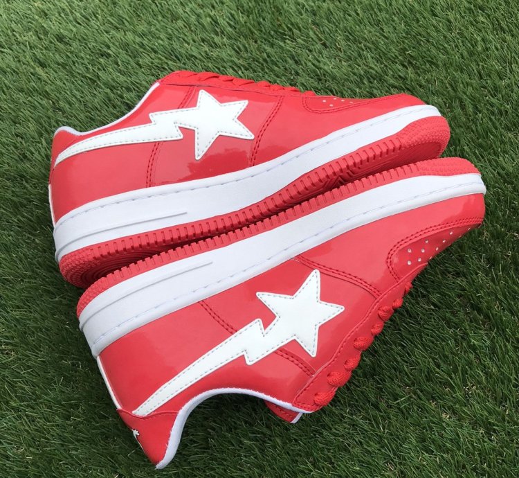 Bape Gostbusters Red Patent Leather