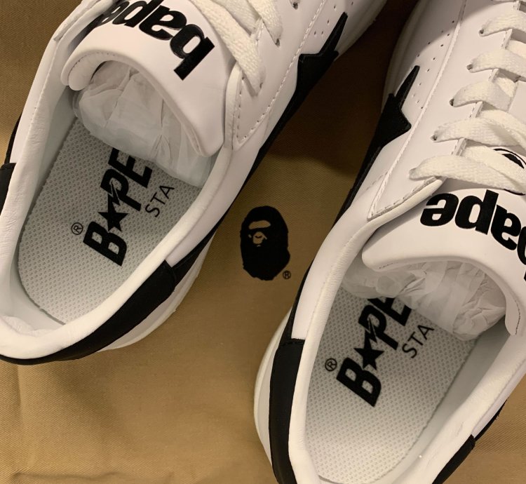 Bape Hallmark Skull Sta White