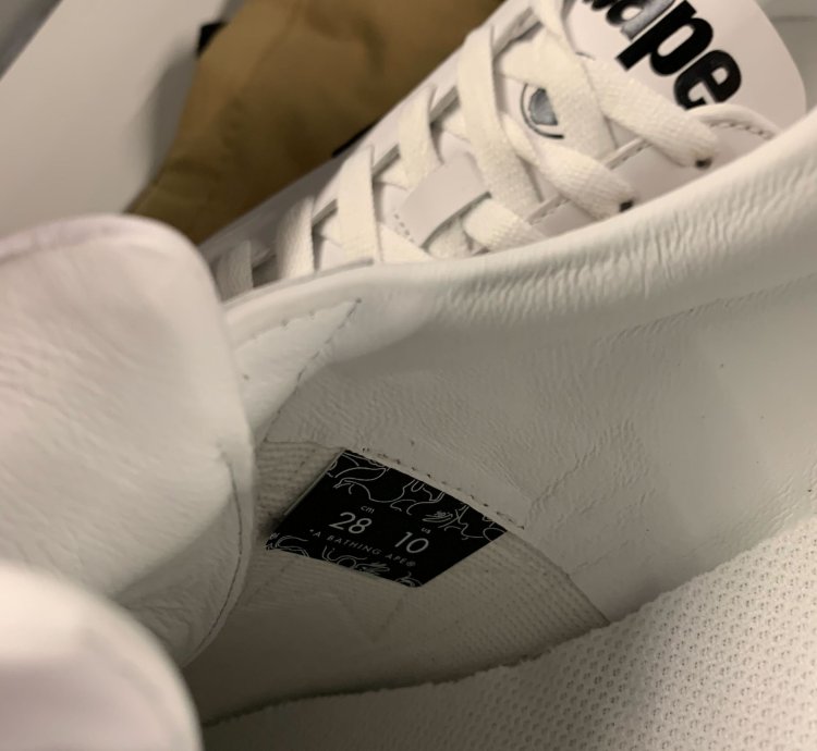 Bape Hallmark Skull Sta White