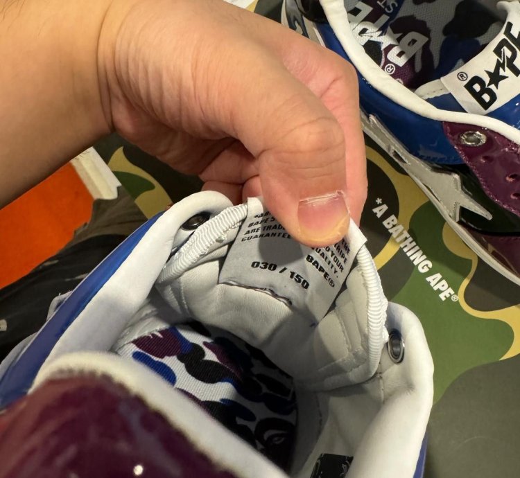 Bape Hong Kong 15th Anniversary Bapesta