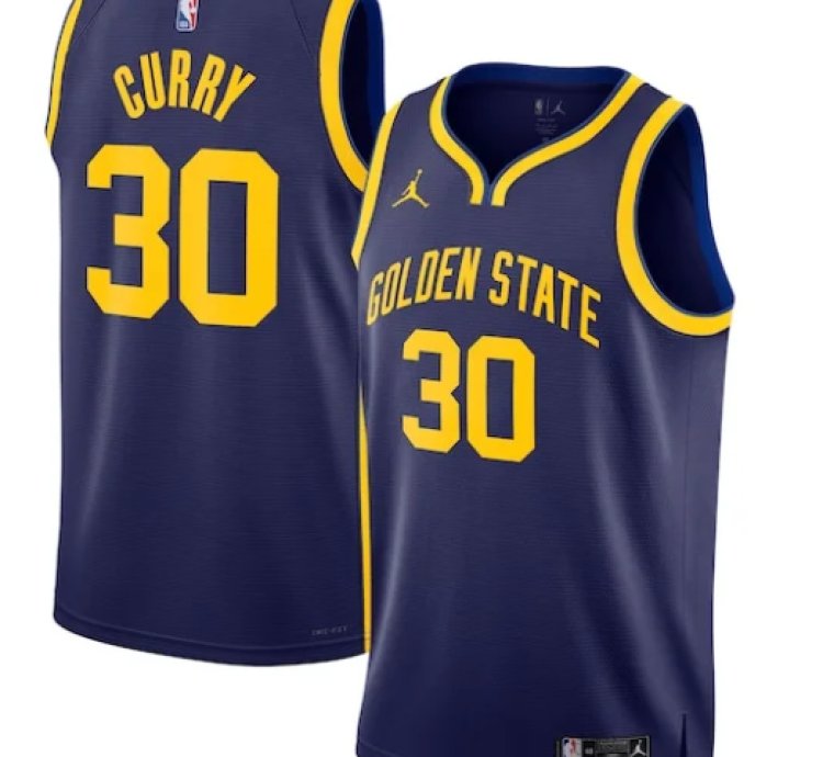Stephen Curry Golden State Warriors Jordan Brand Unisex Swingman Jersey - Statement Edition - Navy