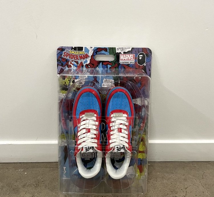 Bape Marvel Comics Spider Man Bapesta