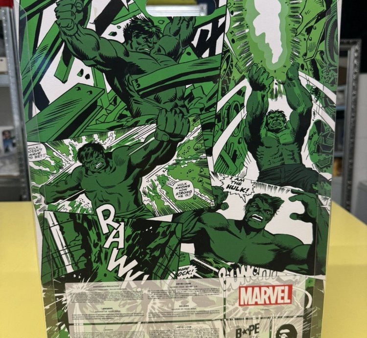 Bape Marvel Hulk Bapesta
