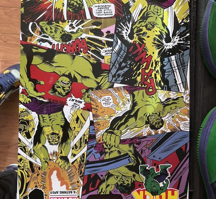 Bape Marvel Hulk Bapesta