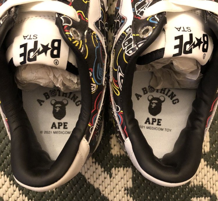 Bape Medicom Bapesta Ds Size 9 5
