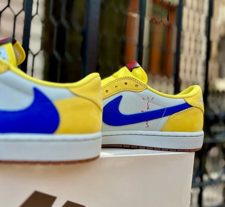 Jordan 1 Retro Low Og Sp Travis Scott Canary