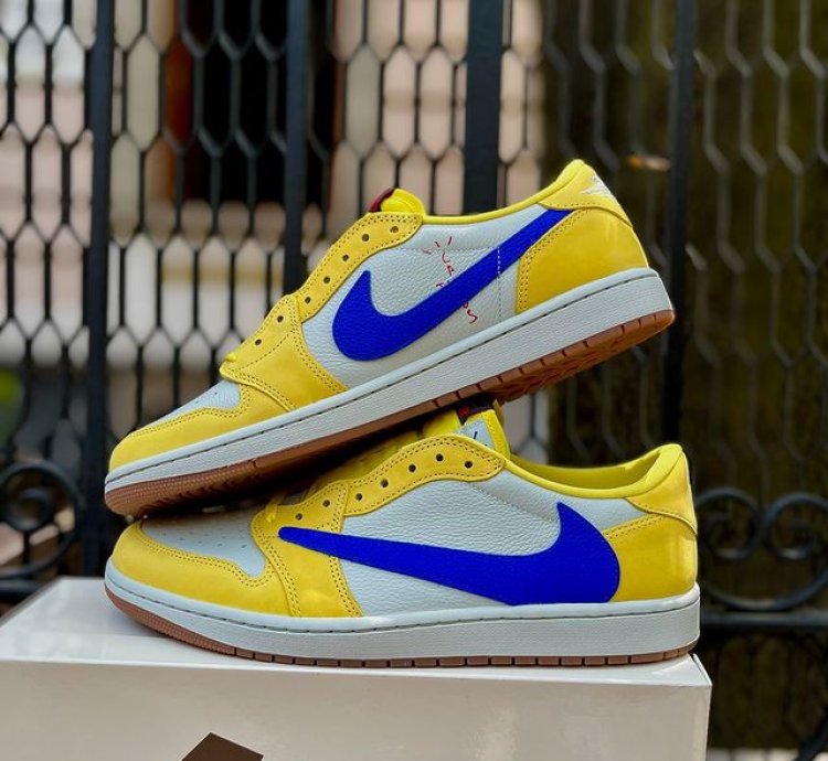 Jordan 1 Retro Low Og Sp Travis Scott Canary