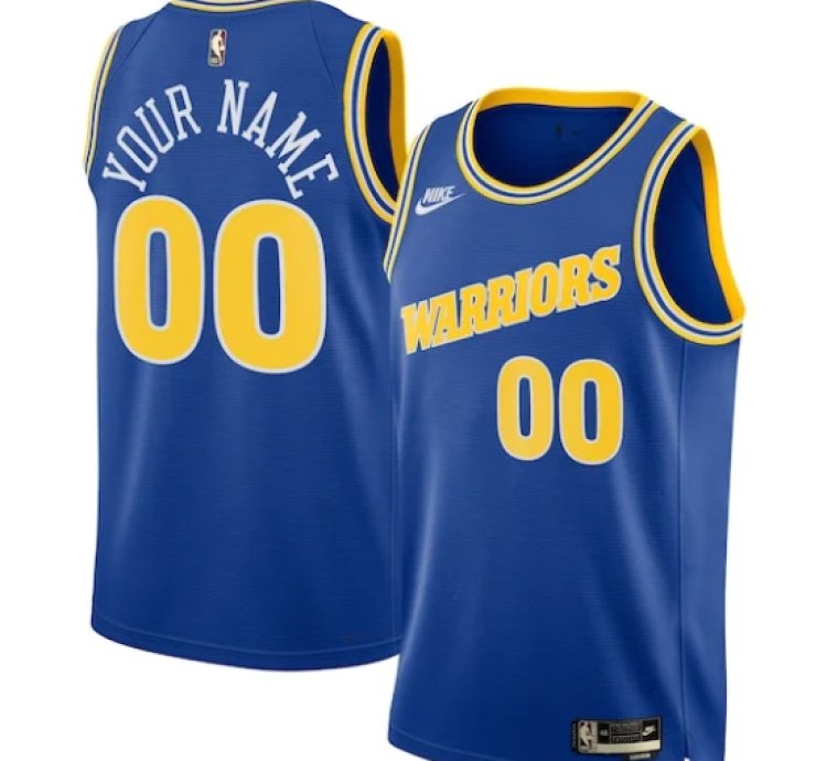 Golden State Warriors Nike Unisex 202223 Custom Swingman Jersey - Classic Edition - Blue