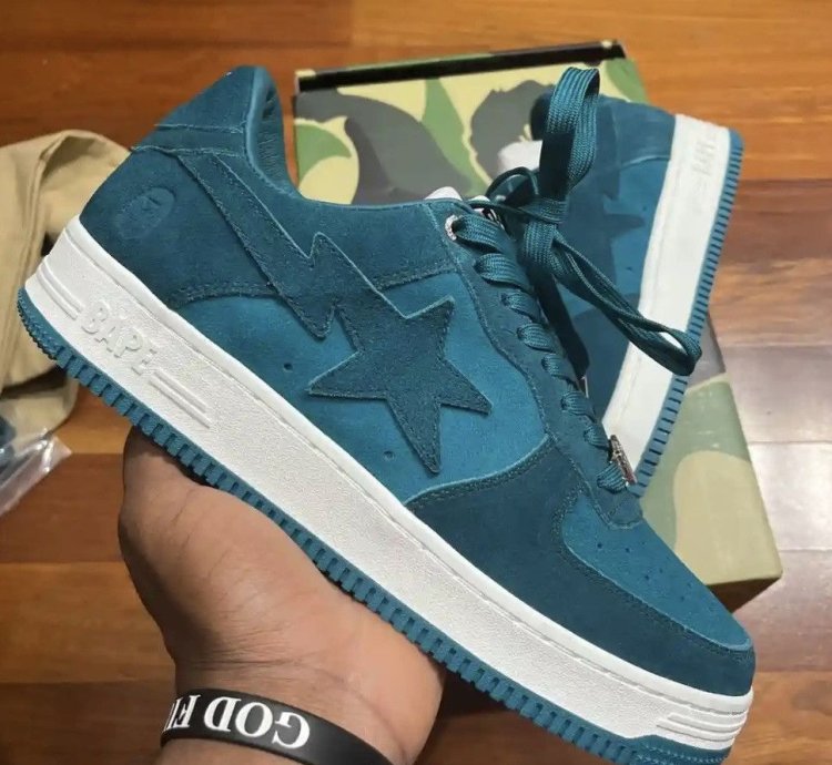 Bape Mint Green Sta 3 M1 Sneakers