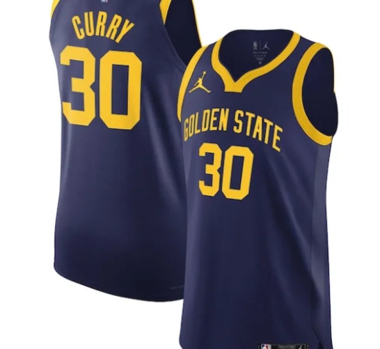 Stephen Curry Golden State Warriors Jordan Brand Authentic Player Jersey - Statement Edition - Royal