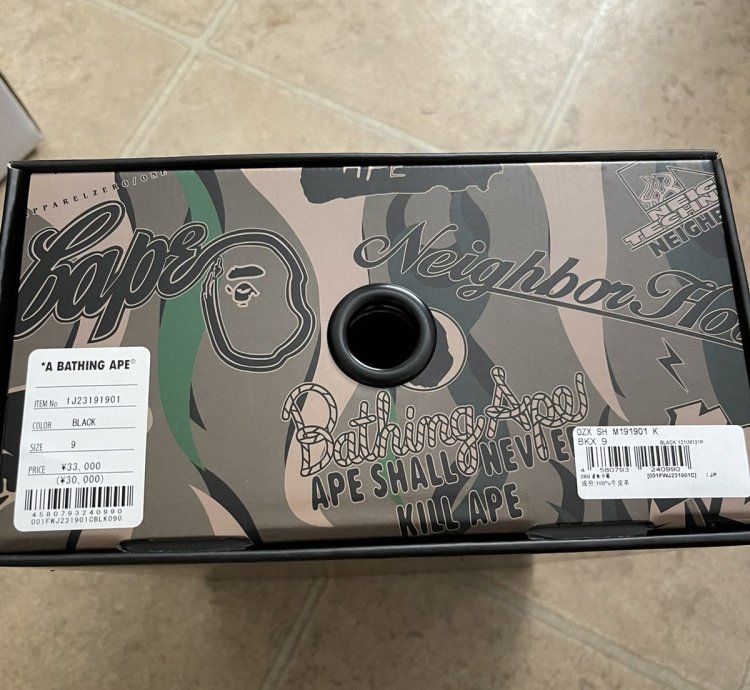 Bape Neighborhood Bapesta