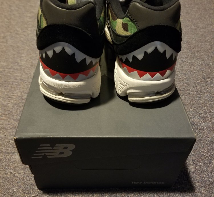 Bape New Balance 2002r Black Camo