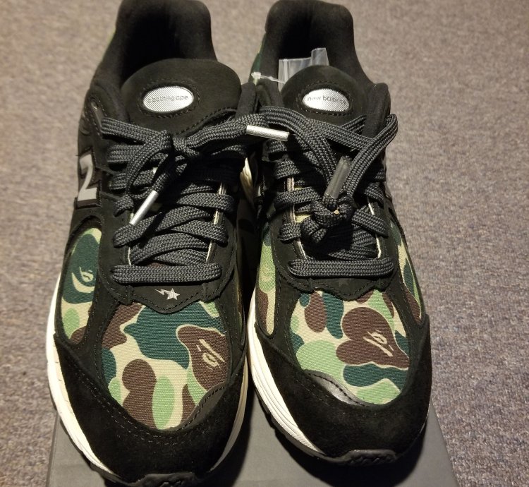 Bape New Balance 2002r Black Camo