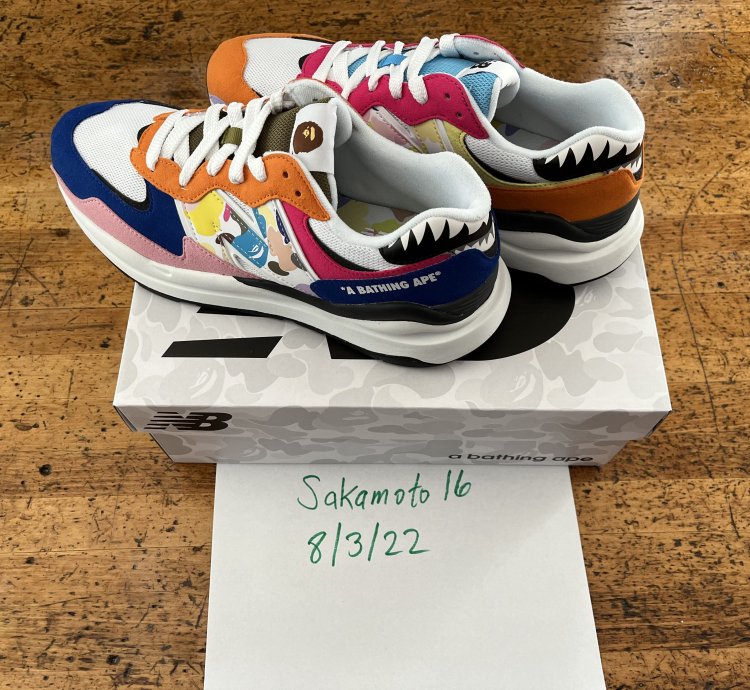 Bape New Balance 57 40 Sneakers Multi Size 11