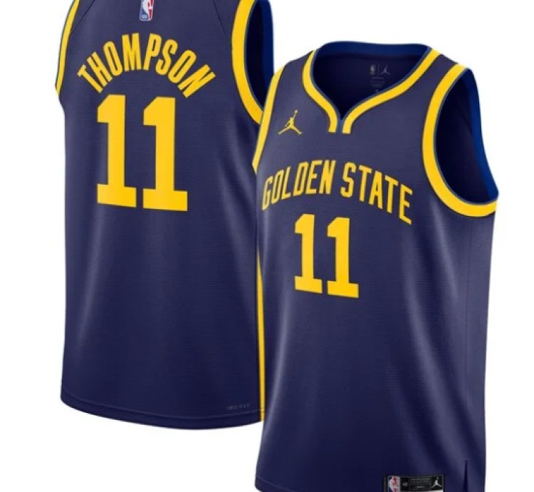 Klay Thompson Golden State Warriors Jordan Brand Unisex Swingman Jersey - Statement Edition - Navy