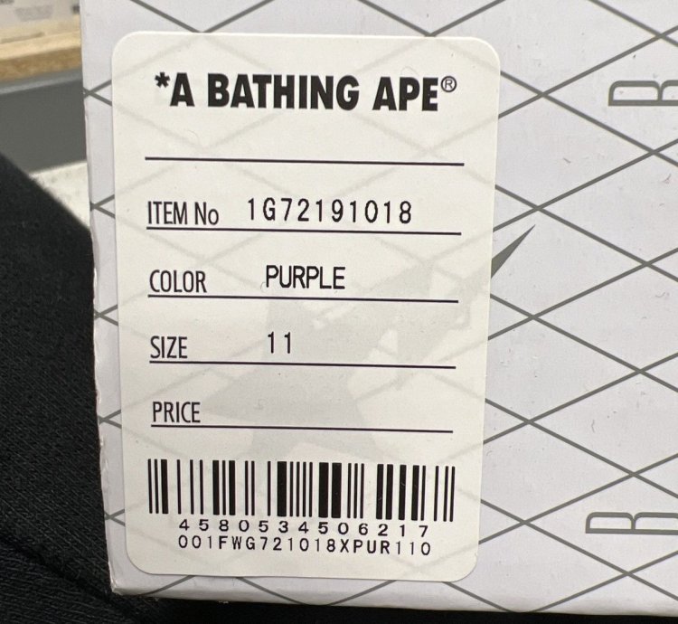 Bape New York Bapesta