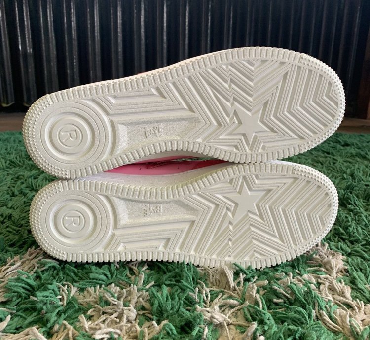 Bape Pink Bapestas