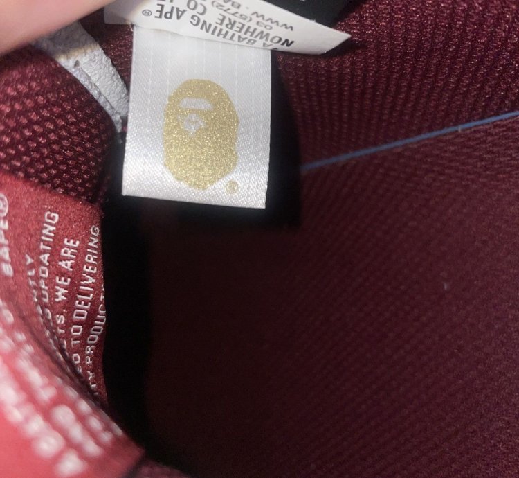 Bape Red Sk8 Sta Sneakers