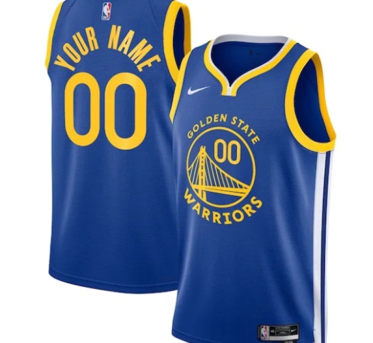 Golden State Warriors Nike Unisex Swingman Custom Jersey Royal - Icon Edition