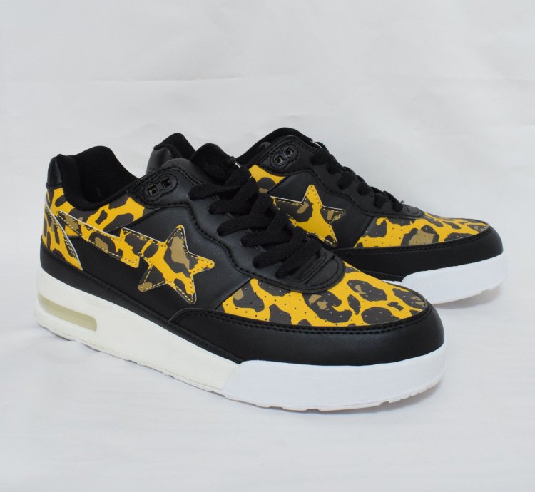Bape Road Sta Black Yellow