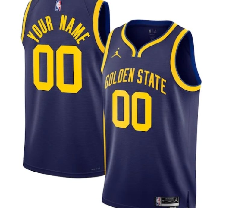 Golden State Warriors Jordan Brand Unisex 202223 Swingman Custom Jersey - Statement Edition - Blue